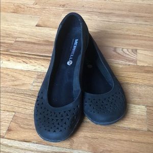NWOT Merrell Leather Cut-Out Flats